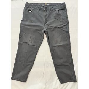 Carhartt Relaxed Fit Carpenter Work Pants Mens 44x32 Gray Utility Canvas